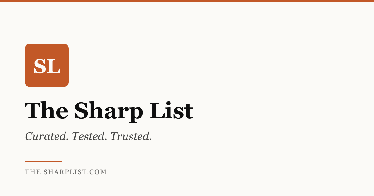 The Sharp List Open Graph card